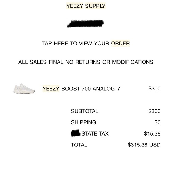 YEEZY BOOST 700 ANALOG - Picture 8 of 8